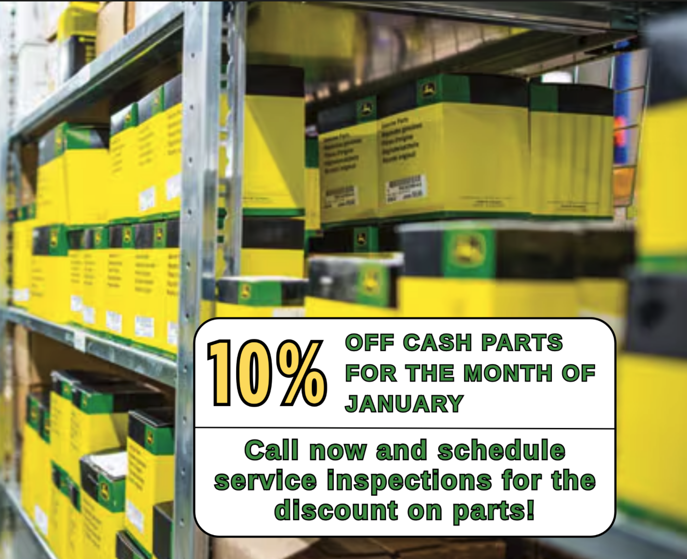 10% Off Cash Parts